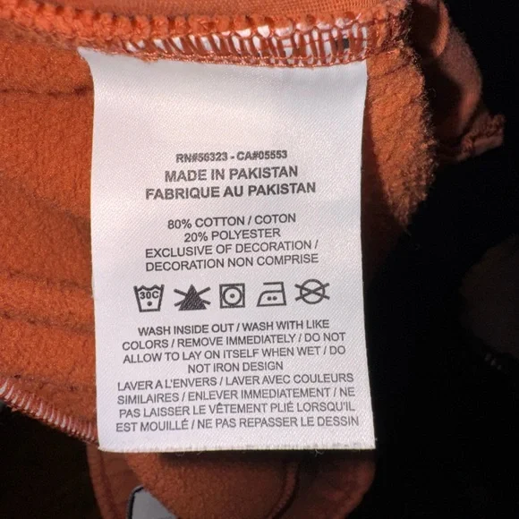 Nike Oversized Burnt Orange Sweatpants - Medium - Picture 7 of 7